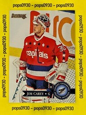 Jim Carey, Washington Capitals, 1995, Donruss...