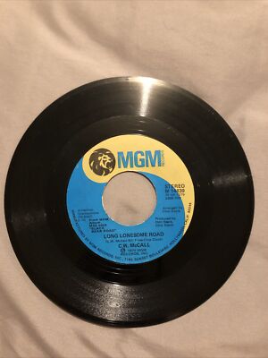 C.W. McCall, Convoy/Long Lonesome Road 45 VG 1975 MGM