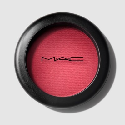 $30 NEW MAC POWDER BLUSH IN ''FRANKLY SCARLET'' (VIVID ROSE-RED MATTE)