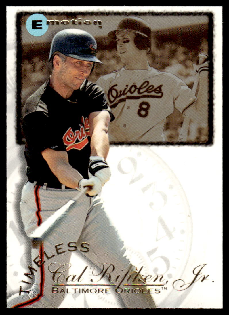 1995 SkyBox E-Motion #7 Cal Ripken, Jr. BASEBALL Baltimore Orioles