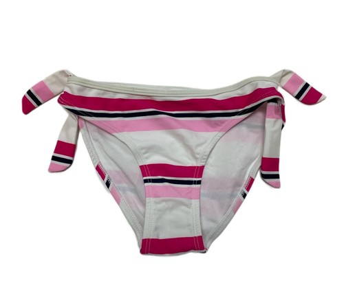 Snapperrock Girl's White Striped Swim Bottom Size 8 New