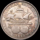 1893 50 C. Half Dollar Silver "Columbian Exposition" Half Dollar . Nice Toning