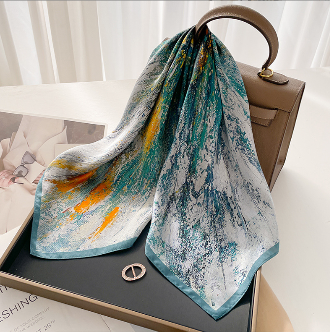 100% Silk Mulberry Scarf 26