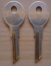 1101X OR 8025 2 NEW KEYS FOR 1965 - 2012 Coleman Pop-Up Camper Step Up Door Key