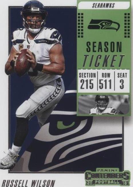 2018 Panini Contenders Russell Wilson #10 - 1 of 1