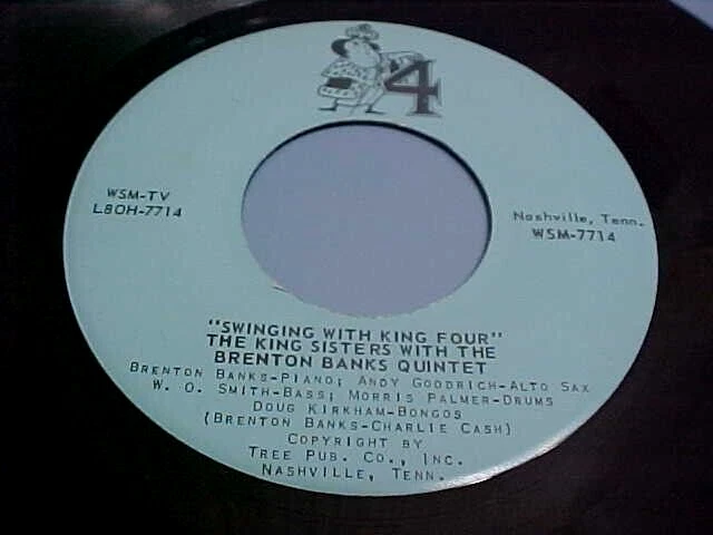 WSM-TV NASHVILLE CHANNEL 4 - 1960 TEN-YEAR COMMEMORATION 45 -NM VINYL & EX AUDIO Foto 4 de 4