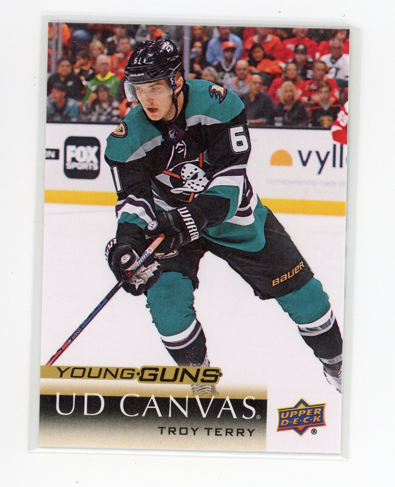 2018-19 Upper Deck UD Canvas Young Guns Troy Terry #C233 Rookie RC