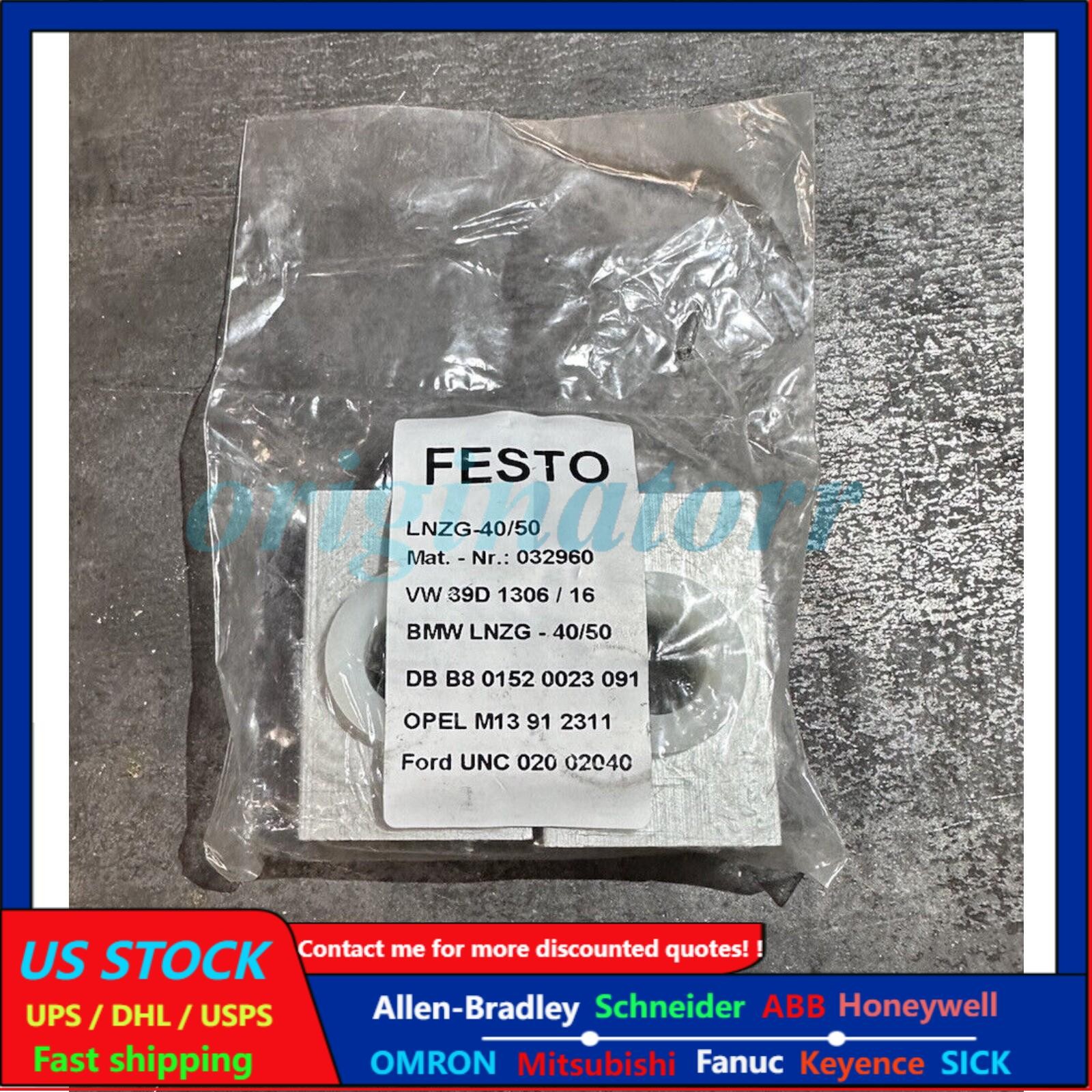US FREE TAX New Festo LNZG-40/50 32960 Trunnion support