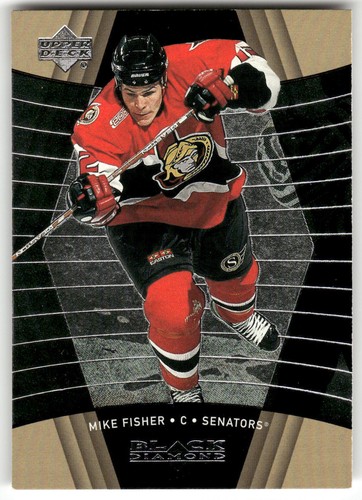 1999 Upper Deck Black Diamond Mike Fisher #61 card