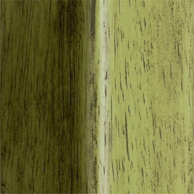 Pemberly Row 29'' Transitional Solid Wood Bar Stool in Walnut and Green