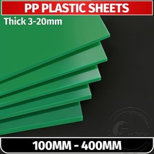 Green Polypropylene Sheet Cut to Size PP Plastic Block Panel PP Thick 3mm-20mm