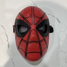 Marvel Spider-Man Talking Hard Plastic Mask Disney Store Halloween