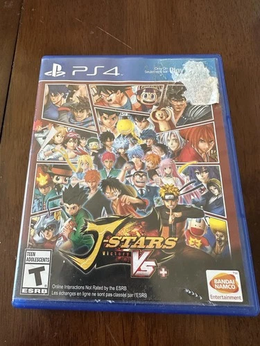 J-Stars Victory VS+ PS4 (Sony PlayStation 4, 2015) PS4 Video Game Tested