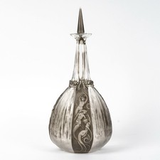 Carafe Sirens Frogs René Lalique R.Lalique Glass Decanter Mermaids Frogs