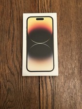 Apple iPhone 14 Pro Gold Retail Box Only A2650 No Device