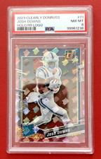2023 Panini Clearly Donruss - Rated Rookie Josh Downs #71 Holo RR Logo (RC)
