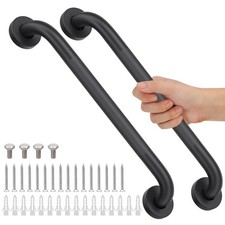 2 Pack Stainless Steel 16" Shower Grab Bar Bathroom Handicap Handle for Seniors