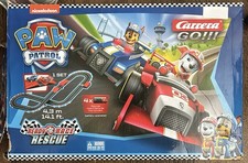 Carrera Go Paw Patrol Ready Race Rescue Slot Car Racing Set  TESTED 