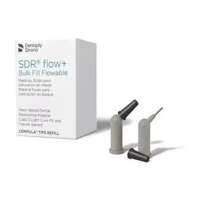 Dentsply SDR Posterior Bulk Fill Flowable Base 15 Compula Tips Universal Shade,