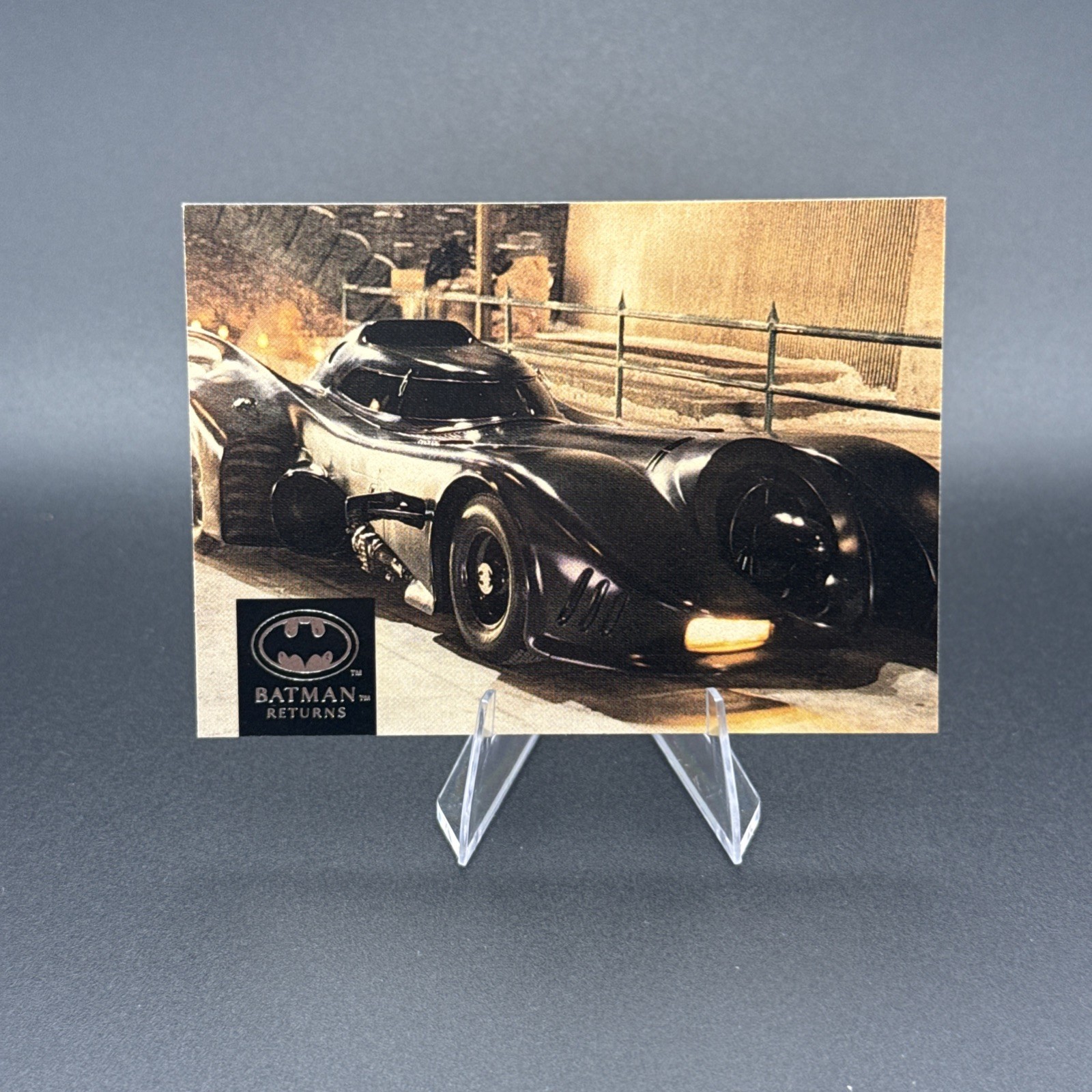 1992 Topps Stadium Club Batman Returns #74 Batmobile