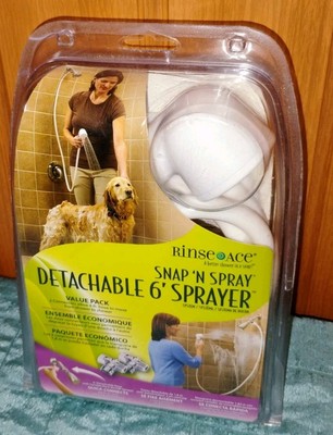 Rinse Ace Snap N Spray Pet Shower Sprayer Sealed Dog Cat New Clean Animal Gift