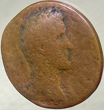 Genuine Ancient Roman Coin Emperor Antoninus Pius 138-161AD As Nice Rome