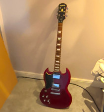 Epiphone SG Electric Guitar Solid Body 6-String RH Red 2006 MPN EE061202271