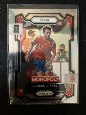 Panini Prizm Monopoly World Cup 2026 #43 Andres Iniesta Spain Legend