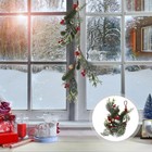  Christmas Teardrop Swag: Winter Teardrop Swag Wreath Front Door Decor - Hanging