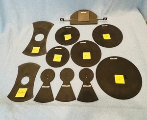 Evans SoundOff HQ Drum Mutes  10 12 13 14 16 22 Hi-Hat, Ride, and 3 Crash