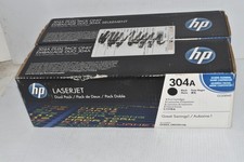 HP 304A Black Dual Pack CC530AD Genuine Toner for LaserJet CP2025 NEW 3860