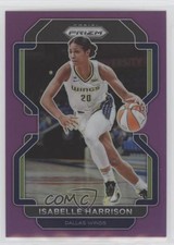 2022 Panini Prizm WNBA Purple Prizm 10/99 Isabelle Harrison #155 7m3