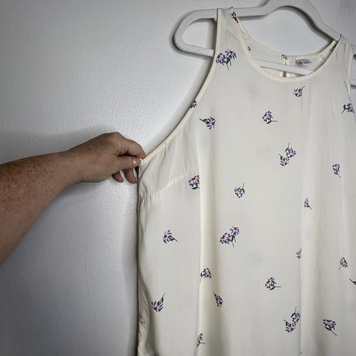 Old Navy Women's Tunic SZ XL Floral Fairy Cottagecore Relaxed Fit 100%Rayon Boho - Picture 6 of 12