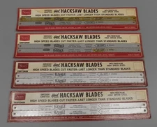 8 New Sears Craftsman Hand Hacksaw Blades 9 65882 Made In Sweden Molybdenum Vtg 