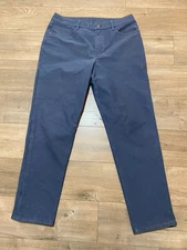 Lululemon Tech Canvas ABC Mens 32X32 Slim Stretch Desert Blue LM5AQIS Pants