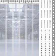 Zasłona taśmowa PVC Przezroczysta zasłona lamelowa Separacja Zasłona stajnia do okiennic drzwiowych