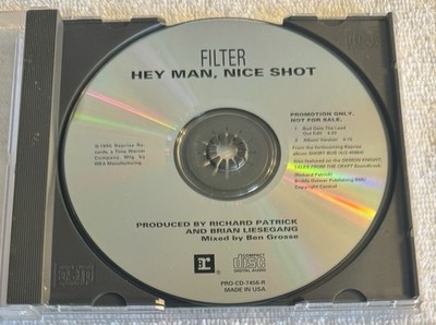Filter, Hey Man Nice Shot, Single, Promo, CD, 1995