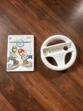 Mario Kart Wii (Nintendo, Wii) With Steering Wheel | Tested & Working