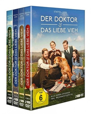 Der Doktor und das liebe Vieh - Die kompletten Staffeln 1-4 im Set # 8-DVD-NEU