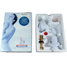 Aqualisa Varispray Shower Head White 3 Spray Options Adjustable Relaxer