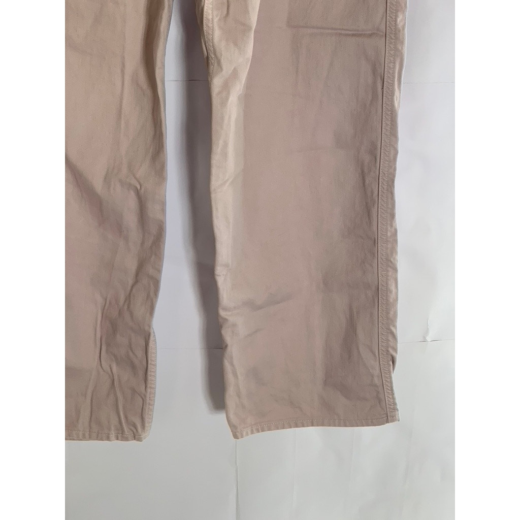 UNIQLO JEANS Men's Natural Five-Pocket Denim Straight-Leg Baggy