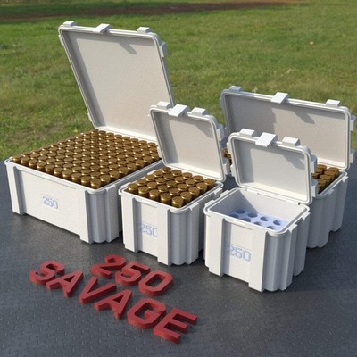 Filamelt Munitionsbox / .250 Savage /  Klappdeckel  / Patronenbox, Ammo Box