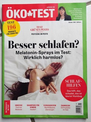 Ökotest 10-2025 Gnocchi Flüssigseifen Zahnseide Melatonin-Sprays Grünes Pesto