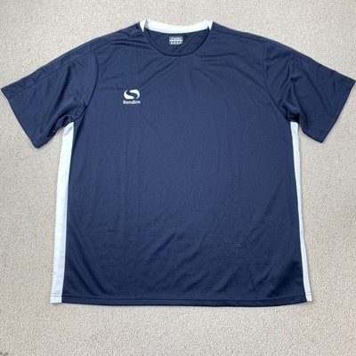 Sondico Performance Activewear Shirt Men's 2XL Short Sleeve Navy Crew Neck