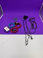 Mixed Lot Of Fashion Costume Jewelry Necklaces, Earrings, Bracelets New