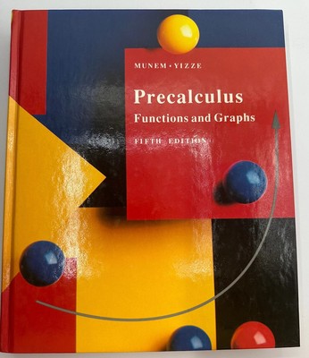Precalculus Textbook Fifth Edition Book