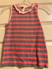 Matilda Jane Tank Top Camp MJC Striped Shirt Size 8