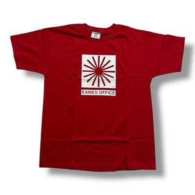 Vintage 2000s Eames Office Red Youth Large Adult Small XS Shirt 