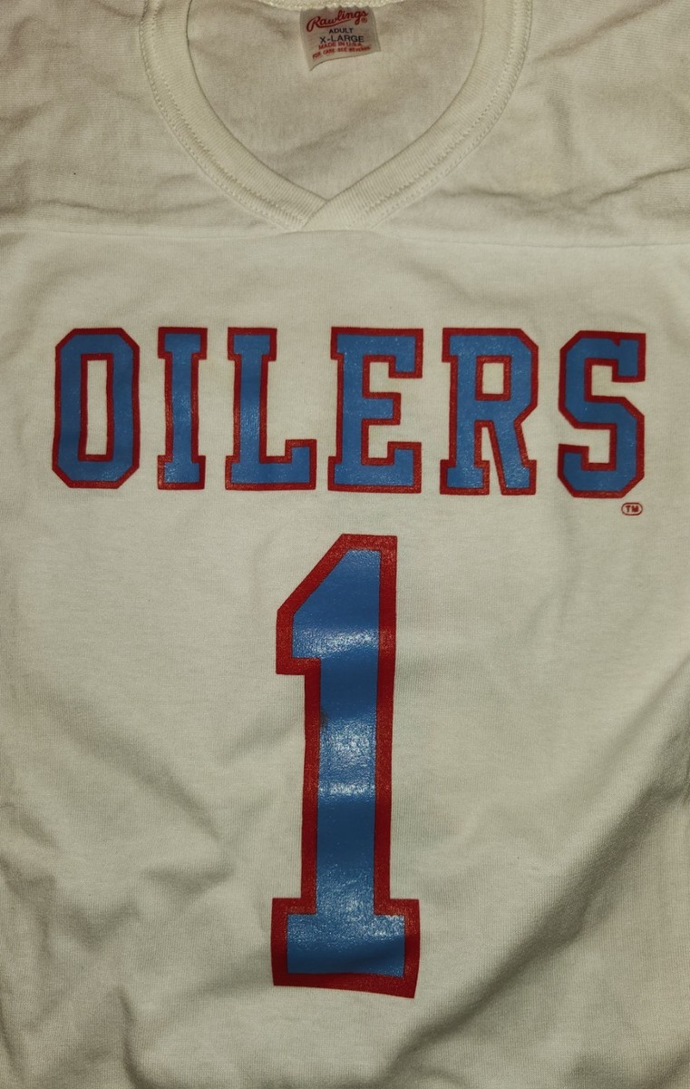 NWOT* Vintage RAWLINGS HOUSTON OILERS Shirt Mens XL football nfl