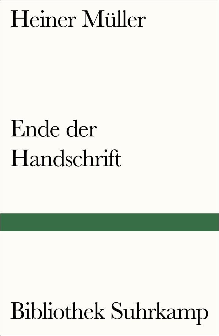 Suhrkamp Verlag Ende Der Handschrift - Bild 2